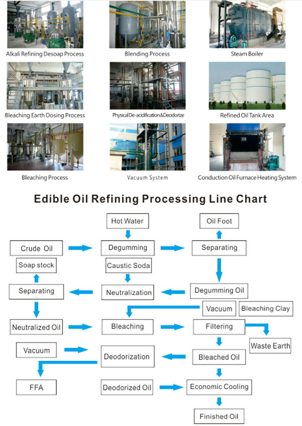 Edible Oil Refining Processing Line